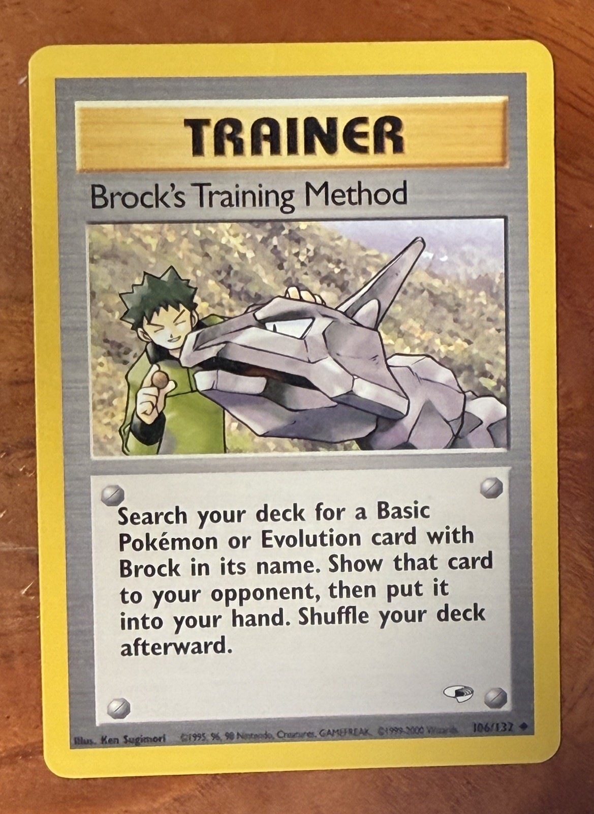 Trainer Brock's Training Method 106/132 Gym Heroes Regular