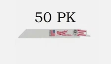 Milwaukee 6" Sawzall Reciprocating Saw Blades 50 Pk 14 Tpi 48-01-6182 NEW