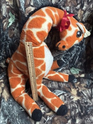 RARE 20 + ANIMAL FAIR INC GIRAFFE PLUSH ANIMAL LARGE FRIEND OF RUFUS HENRY LEO