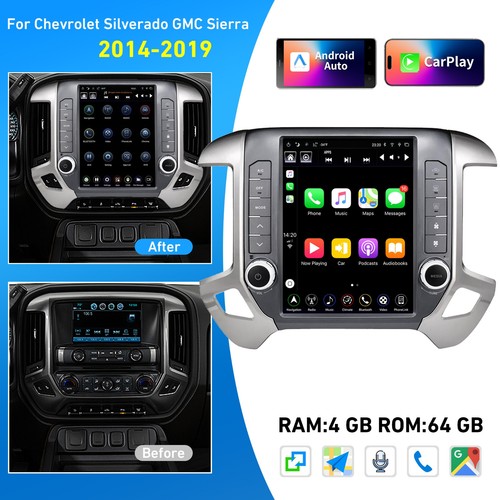 GEN 4 Car Radio Stereo Unit for 2014-2018 Chevy Silverado GMC Sierra Carplay GPS