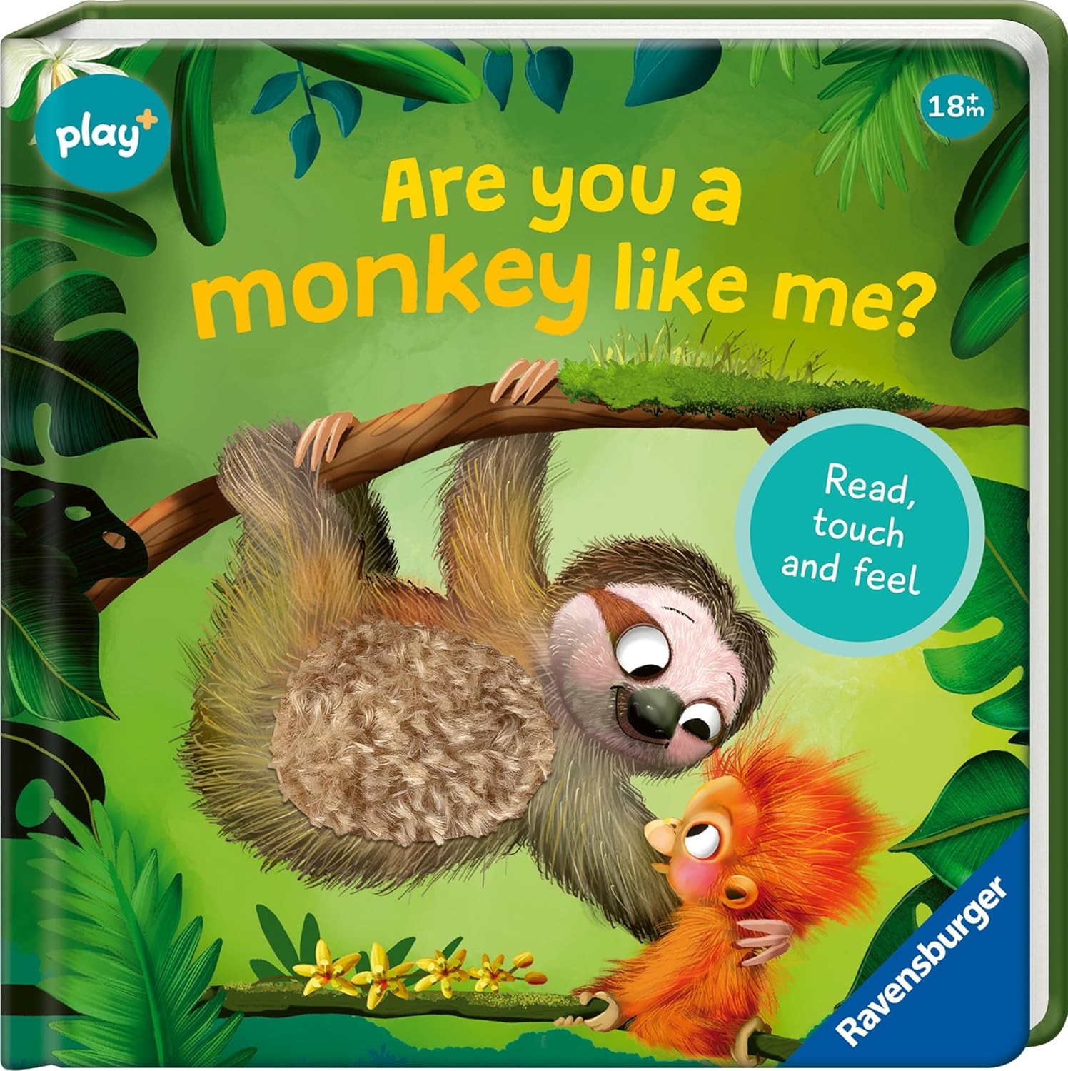Ravensburger Play Are You A Monkey Like Me - Infant and Baby Sensory Book - Todd - Image 4