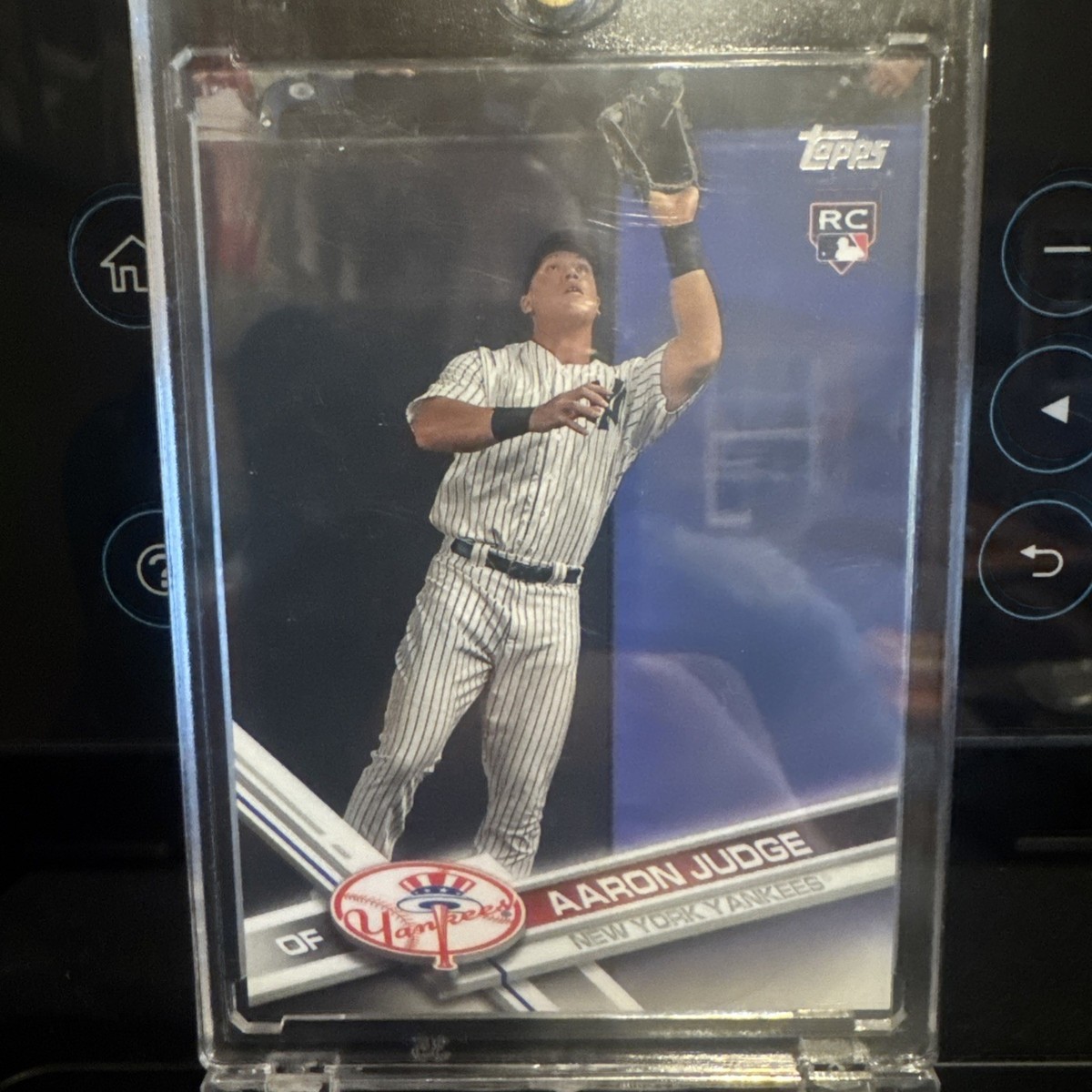 Aaron Judge 2017 Topps Series 1 #287 Fielding (RC) Yankees All 