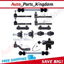 14Pc Front Ball Joints Tie Rods Suspesion Kit For 95-00 GMC Chevy K1500 Suburban