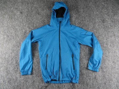 Columbia Titanium Jacket Mens Small Blue Omni Heat Waterproof Rain Coat Outdoors