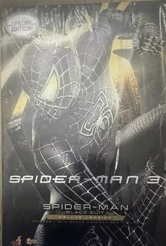 HOT TOYS Spider-Man 3 Black Suit Deluxe Edition MMS728 728  In hand!