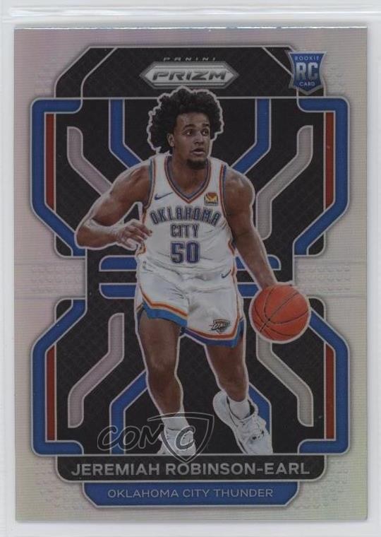 2021-22 Panini Prizm Silver Prizm Jeremiah Robinson-Earl #319 Rookie RC 0m89