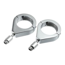 Universal Motorcycle Turn Signal Light Fork Clamps Kit Pack of 2