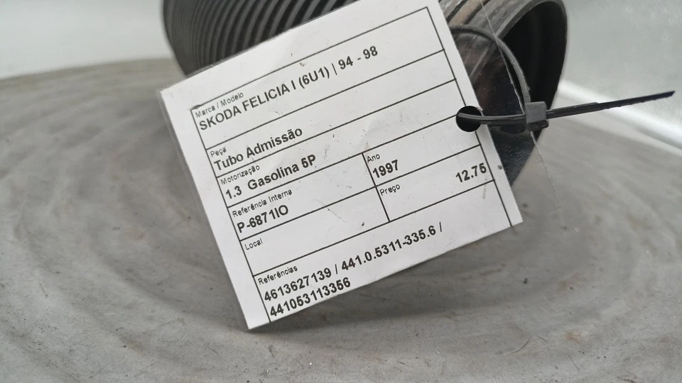 4613627139 TUBOS AIRE ACONDICIONADO SKODA FELICIA I (6U1) 1.3 1994 Foto 4 de 4