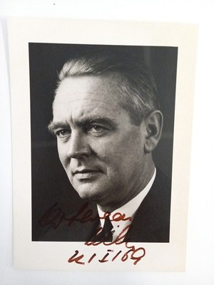 Berthold Beitz - Generalbevollmächtigter Alfried Krupp - original Autogramm - ca