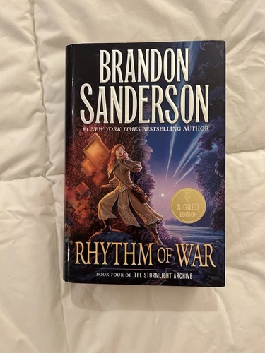 SIGNED ~ RHYTHM OF WAR by Brandon Sanderson 1st/1st Fairyloot Illumicrate