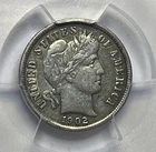 1902-S Barber Dime - PCGS XF-40; Nice Better Date 10C