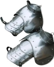 Medieval Handmade Steel Spaulders Armor Pair Shoulder Protection for Cosplay