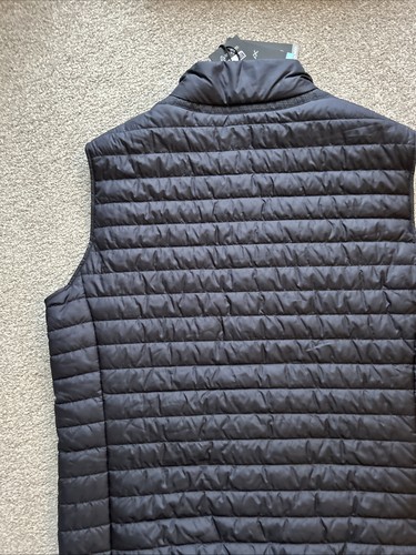Geox Men's M Wilmer Vest Gilet Breathable Pockets Black Size 56 UK 46 BNWT - Picture 13 of 21
