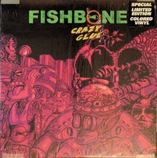 Fishbone Crazy Glue EP DC Jam DCJ0054LP1B Green Vinyl Shrink Hype NM