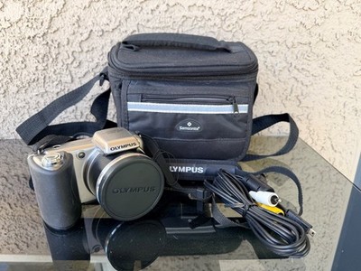 Olympus SP-600UZ Digital Camera 12 MP 15x Zoom - TESTED / WORKS w/Case & Cable