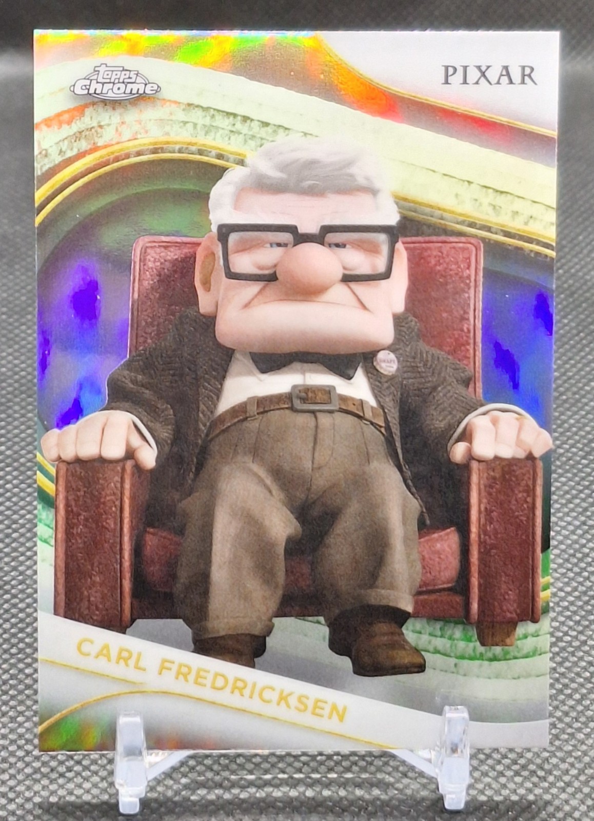 2025 Topps Chrome Disney Carl Fredricksen Refractor #173 UP