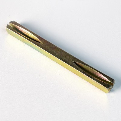 Period Brass PASSAGE 8mm Straight Broached 3.5'' Door Spindle (Hickory Hardware)