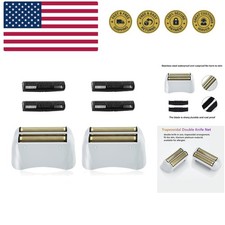 2 Pack Pro Shaver Replacement Foil and Cutters Compatible with andis 17150TS-...