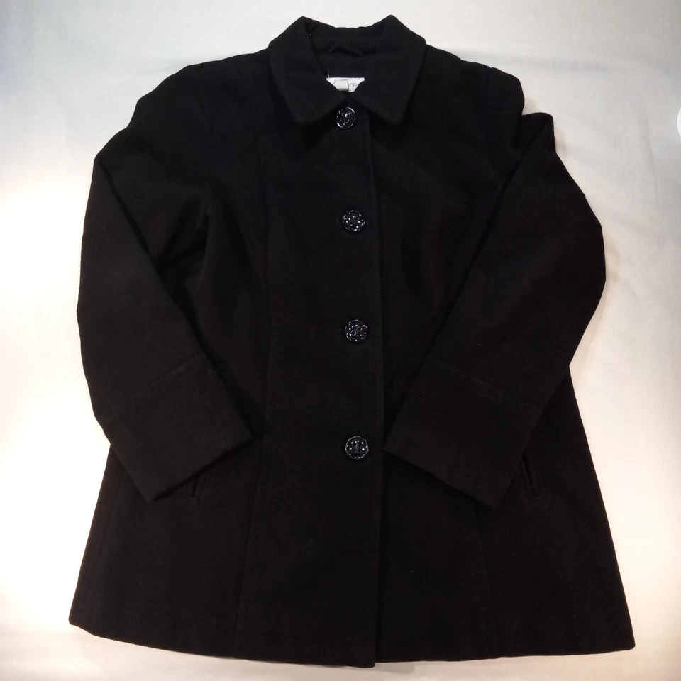 Chaqueta Chaquetón Mujer Liz Claiborne Negra XL - Buen Estado Foto 2 de 4