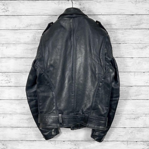 Chaqueta Vanson Double Rider Negra Estilo Clásico Talla 36 Usada Auténtica Excelente JAPÓN - Imagen 17 de 24