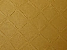 Marine Vinyl Fabric TOFFEE Embossed Diamond Stitch Quality Outdoor UV 54"