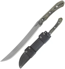 Condor K-Night Machete 13.25" 1075HC Steel Full Tang Blade Canvas Micarta Handle
