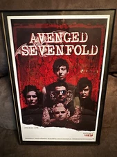 Avenged Sevenfold Appearing Live  11x17” Promo Poster 