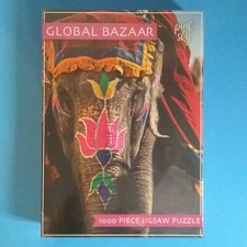 Puzzle 1000 pezzi seghetto alternativo bazar globale "cielo rosa" nuovo con scatola