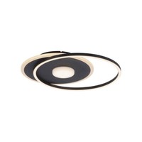 Deckenlampe Deckenleuchte Wohnzimmerlampe Dimmbar Led Designlampe Schwarz D 45Cm