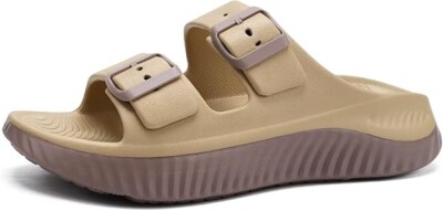 Womens Recovery Sandals With Comfortable Plantar Fasciitis Arch