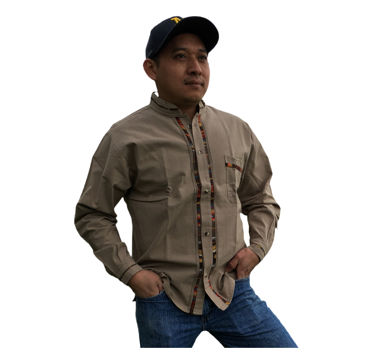 mexican dress shirts Men's Wedding Shirt Guayabera Designed with elements that enhance any party Handmade Men's Long Sleeve Traditional