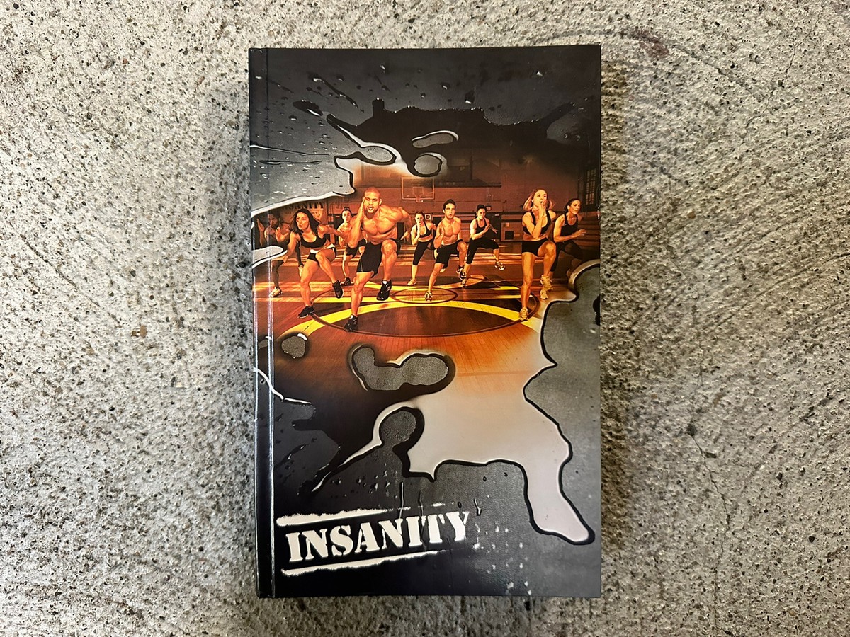 Insanity Workout DVD Set 10 Discs Beachbody Elite Nutrition Book