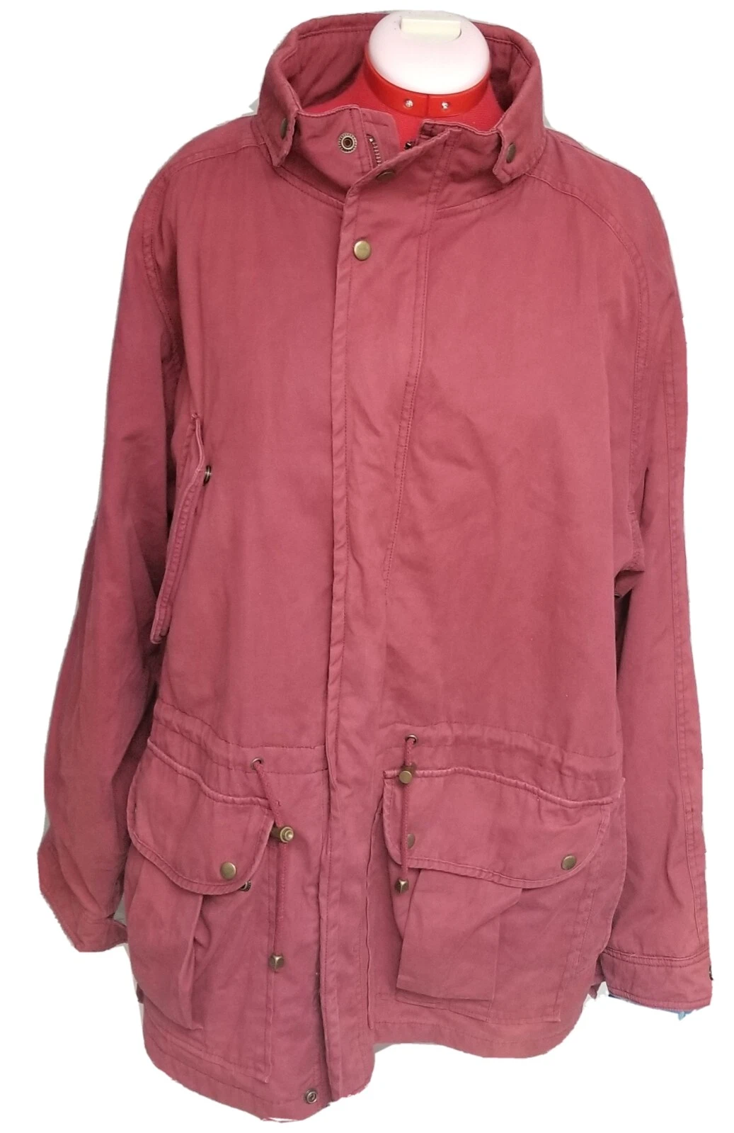 UNDERCOVER Hilton Active Apparel XXL 2X Giacca Uomo Rosso Marrone