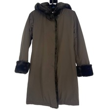 Jane Post Faux Fur Insulated Coat Jacket Size Xs