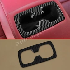 For Lexus NX250 350 350h 450h+ 2022-2023 Carbon Fiber Rear Seat Cup Holder Trims