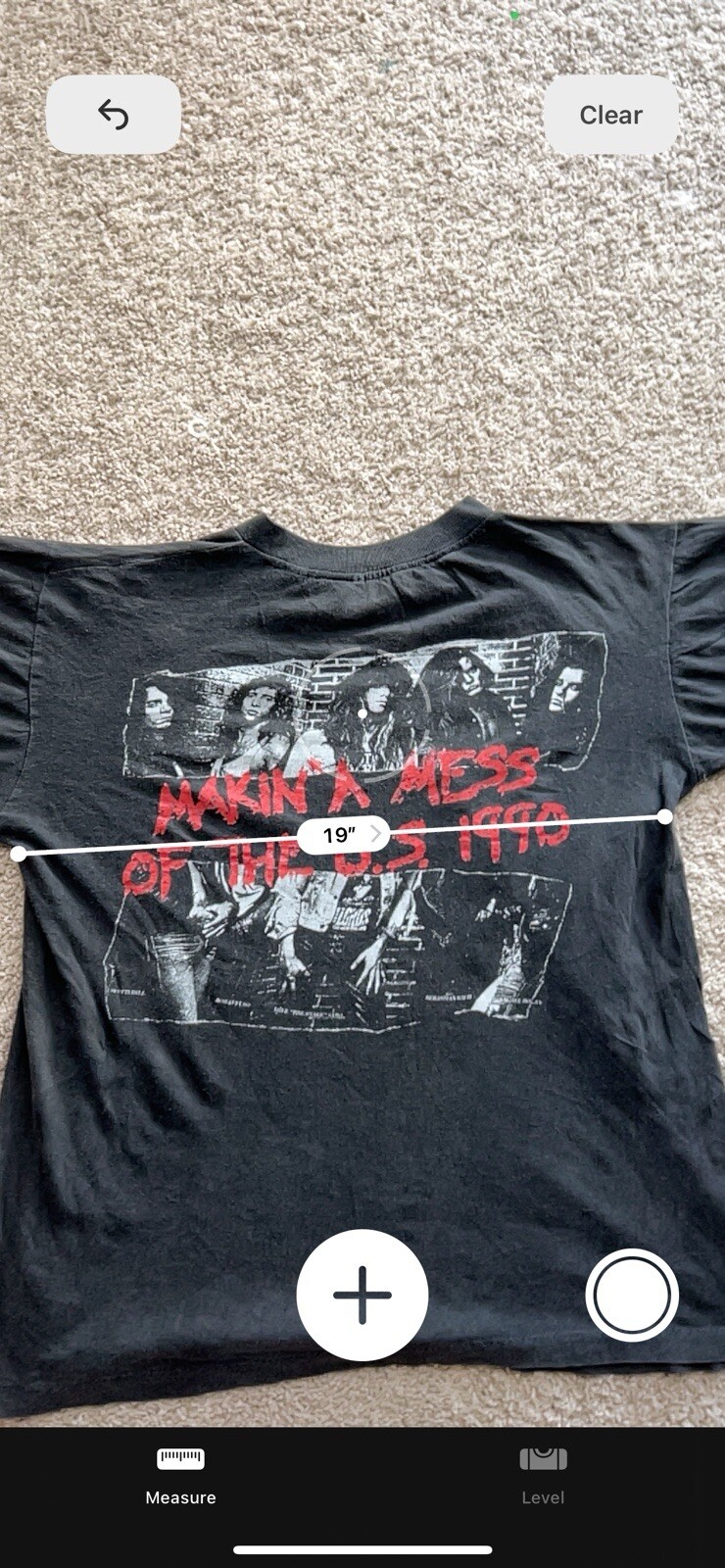 FILA T shirt vintage 1990 Skid Row Makin A Mess of the US tour aop