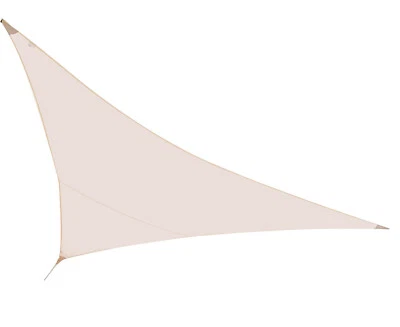 Voile / Toile d'ombrage / Taud de soleil Beige 3.6 x 3.6 Parasol Solaire - Photo 1/2