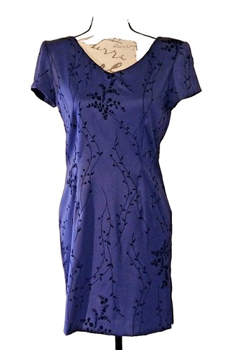 midi dress cap sleeve Kate Black Dress, Medium Gown Size:Large (5'9