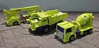 1984 G1 Decepticon Transformers Construction Vehicle Lot of 3 Hasbro Retro Used