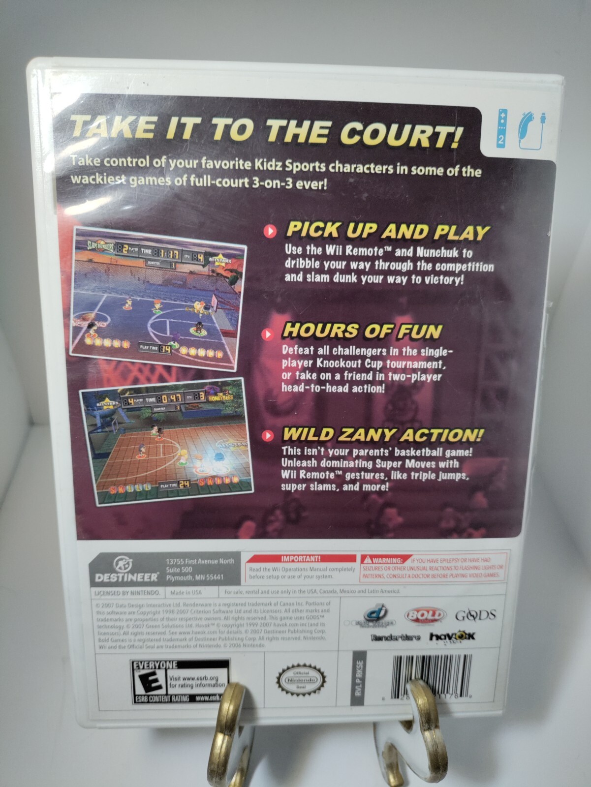 Kidz Sports Basketball (Nintendo Wii, 2008) 828068211769 eBay