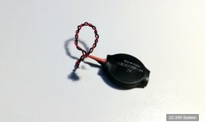 Original Ersatzteil für HP ProBook 6570b: CRT BIOS Battery, Akku mit Kabel, BULK