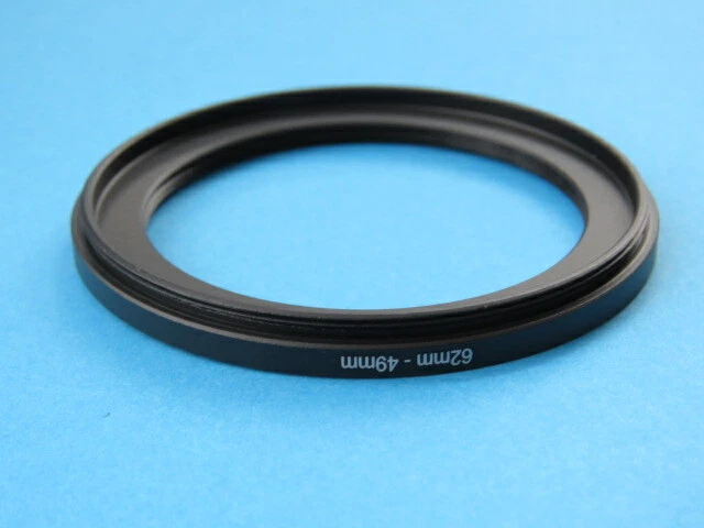 62mm to 49mm Stepping Step Down Ring Camera Lens Filter Adapter Ring 62-49mm - Image 2 of 2