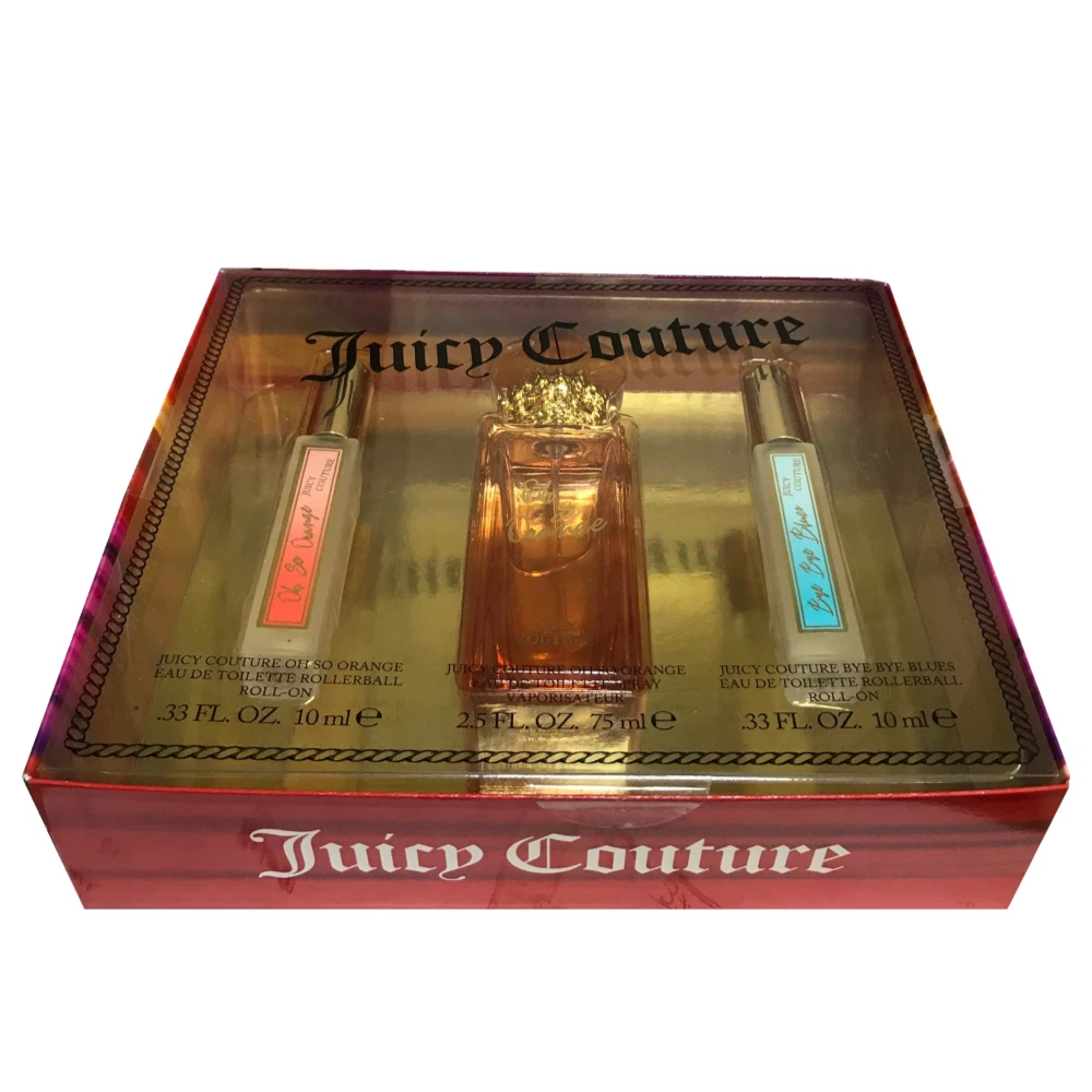 Oh So Orange Juicy Couture 2.5 oz Eau De Toilette EDT Spray 3 Pc