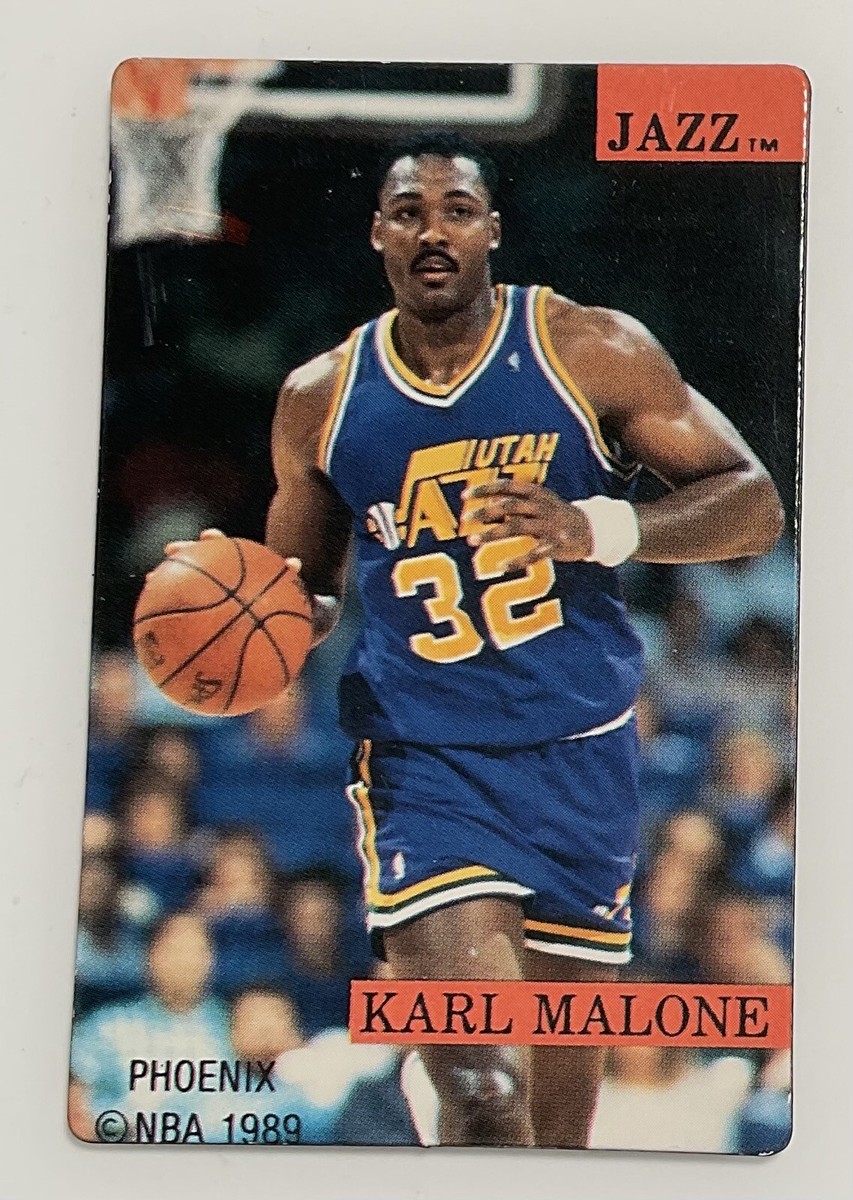 NBA 1989 Basketball Magnet-Utah Jazz-Karl Malone (Louisiana Tech