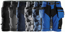 Snickers 6904 FlexiWork Holster Pocket Work Shorts Various Colours