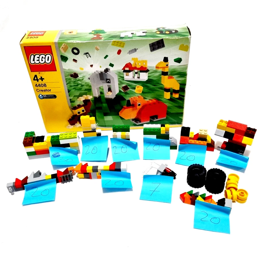 Lego 4408 Creador Animales Sin usar, en caja Elefante Mono Jirafa 197 de 202 Piezas Foto 2 de 4