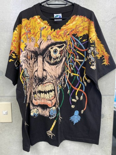 Rare VTG 1994 Liquid Blue Overload T 