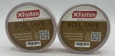 Lot of 2 XFasten Conductive Copper Foil Tape 1-Inch x 12-Yards Rolls