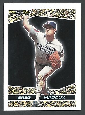 1993 Topps Black Gold Greg Maddux #12 - Cubs | eBay