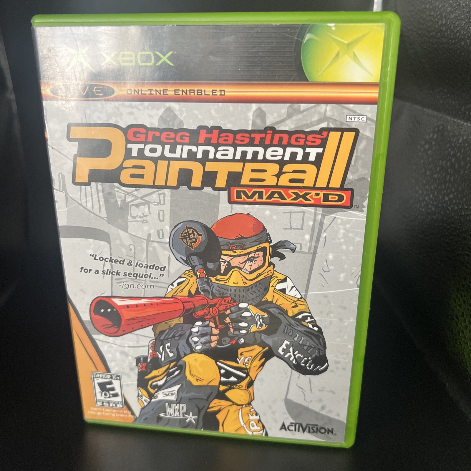 Greg Hastings' Paintball Max'D Tournament ( Microsoft Xbox) CIB Tested